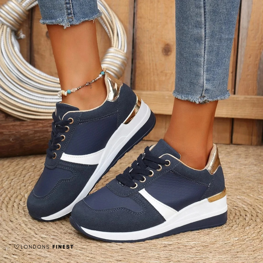 Summer | Polished Orthopedic Arch Support Wedge Sneakers