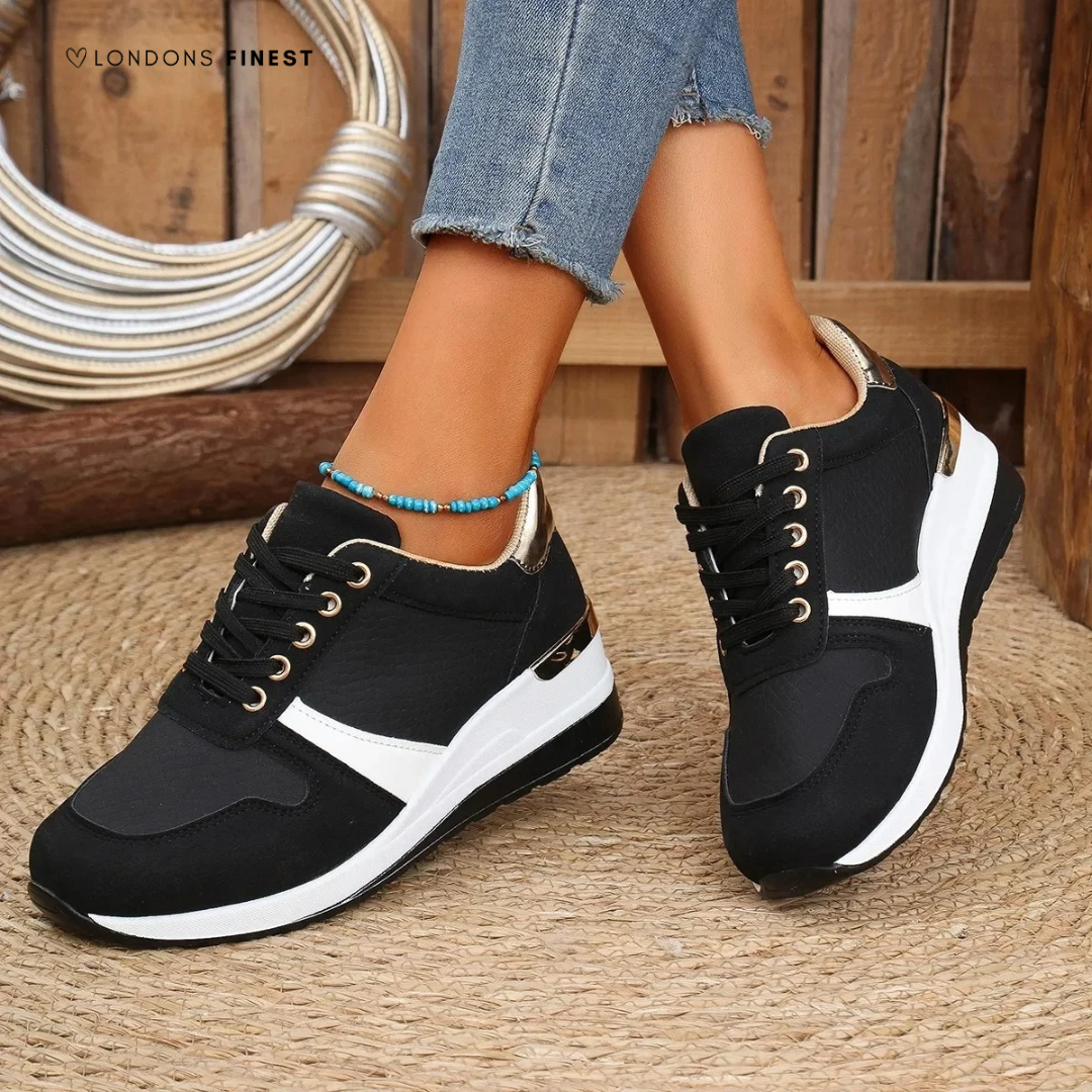 Summer | Polished Orthopedic Arch Support Wedge Sneakers