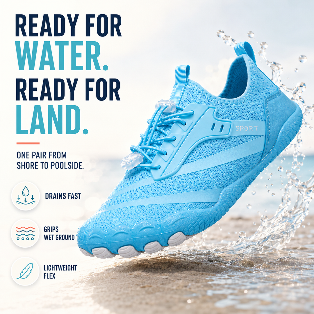 Theo | Polished Quick-Dry Non-Slip Water Shoes