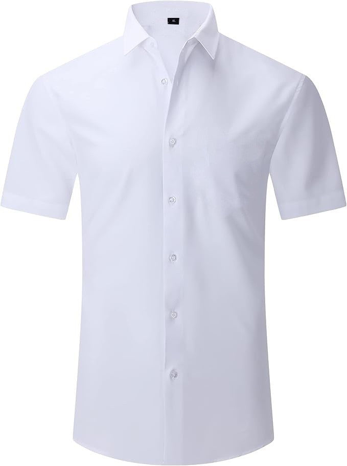 Tommy | Cosy Slim Fit Short Sleeve Shirt with Button Detail