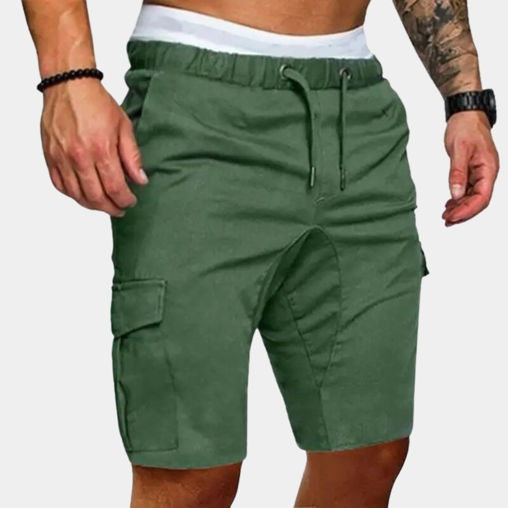 Vincent | Stylish Utility Cargo Shorts with Drawstring Waist