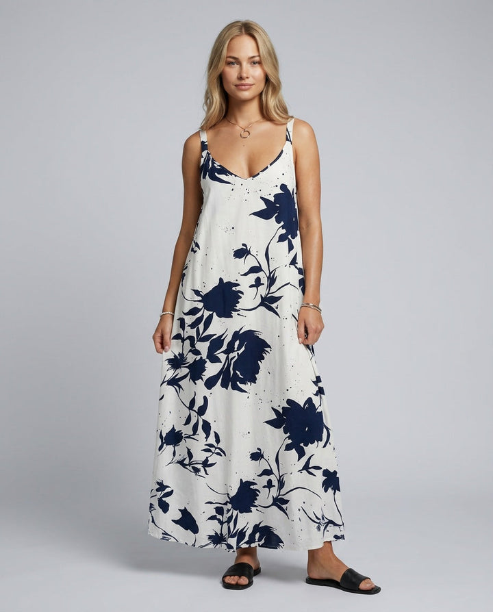 Violet | Effortless Floral Maxi Summer Dresses