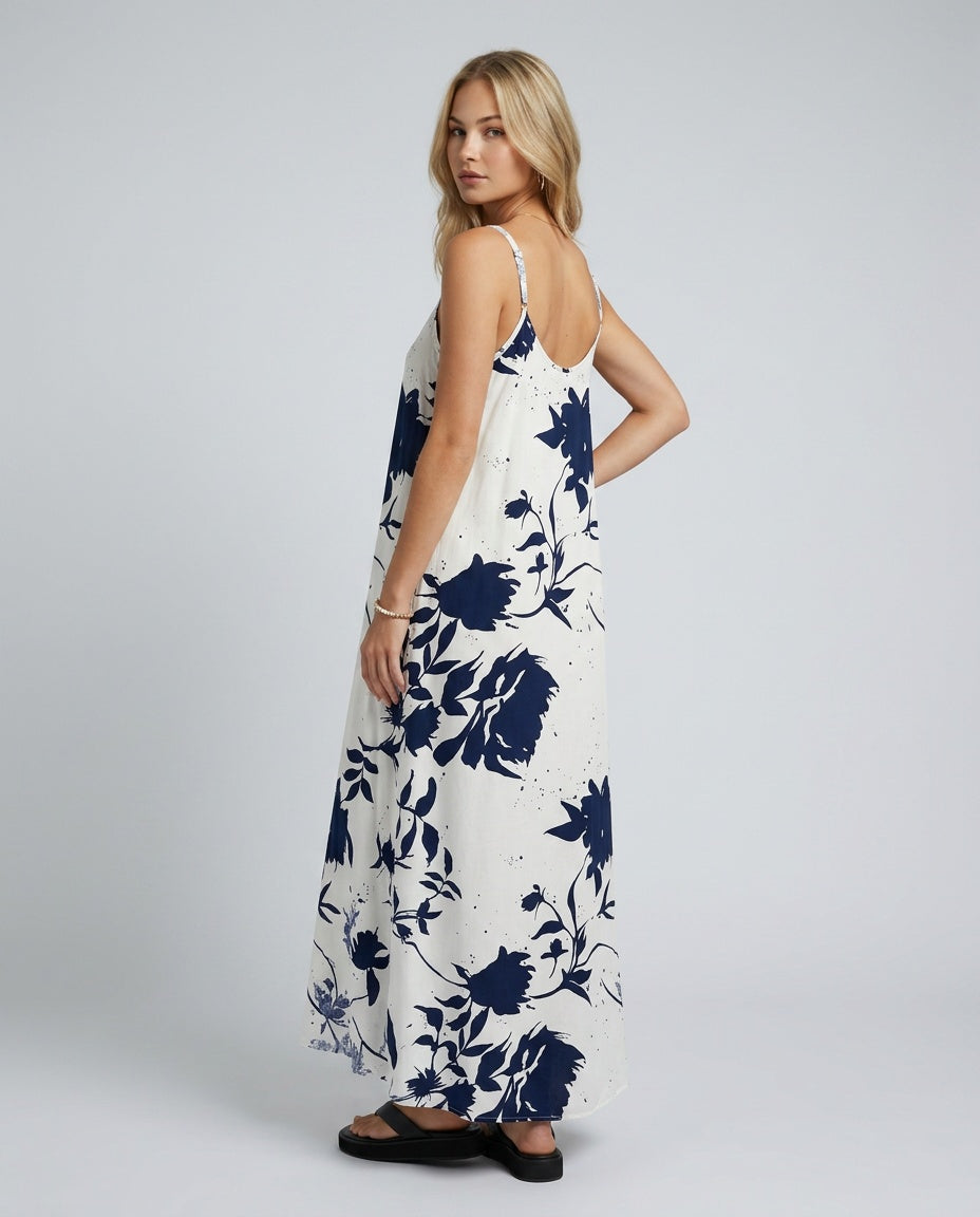 Violet | Effortless Floral Maxi Summer Dresses