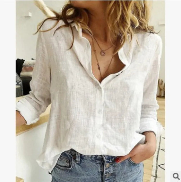 Violet | Refined Bird Print Long Sleeve Summer Tops
