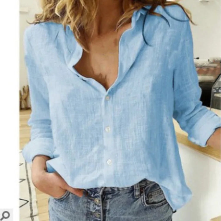 Violet | Refined Bird Print Long Sleeve Summer Tops