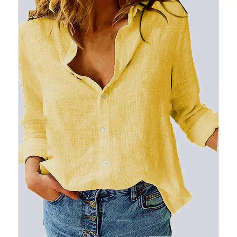 Violet | Refined Bird Print Long Sleeve Summer Tops