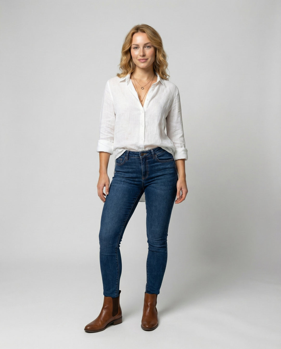 Violet | Timeless Relaxed-Fit Button-Up Linen Shirt