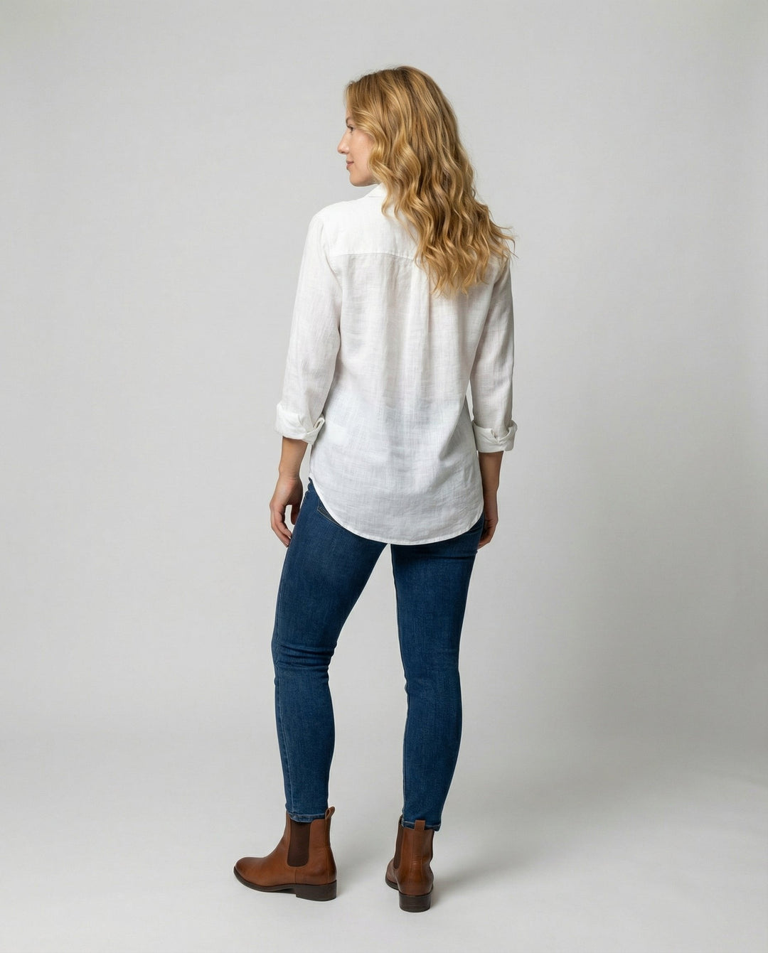 Violet | Timeless Relaxed-Fit Button-Up Linen Shirt