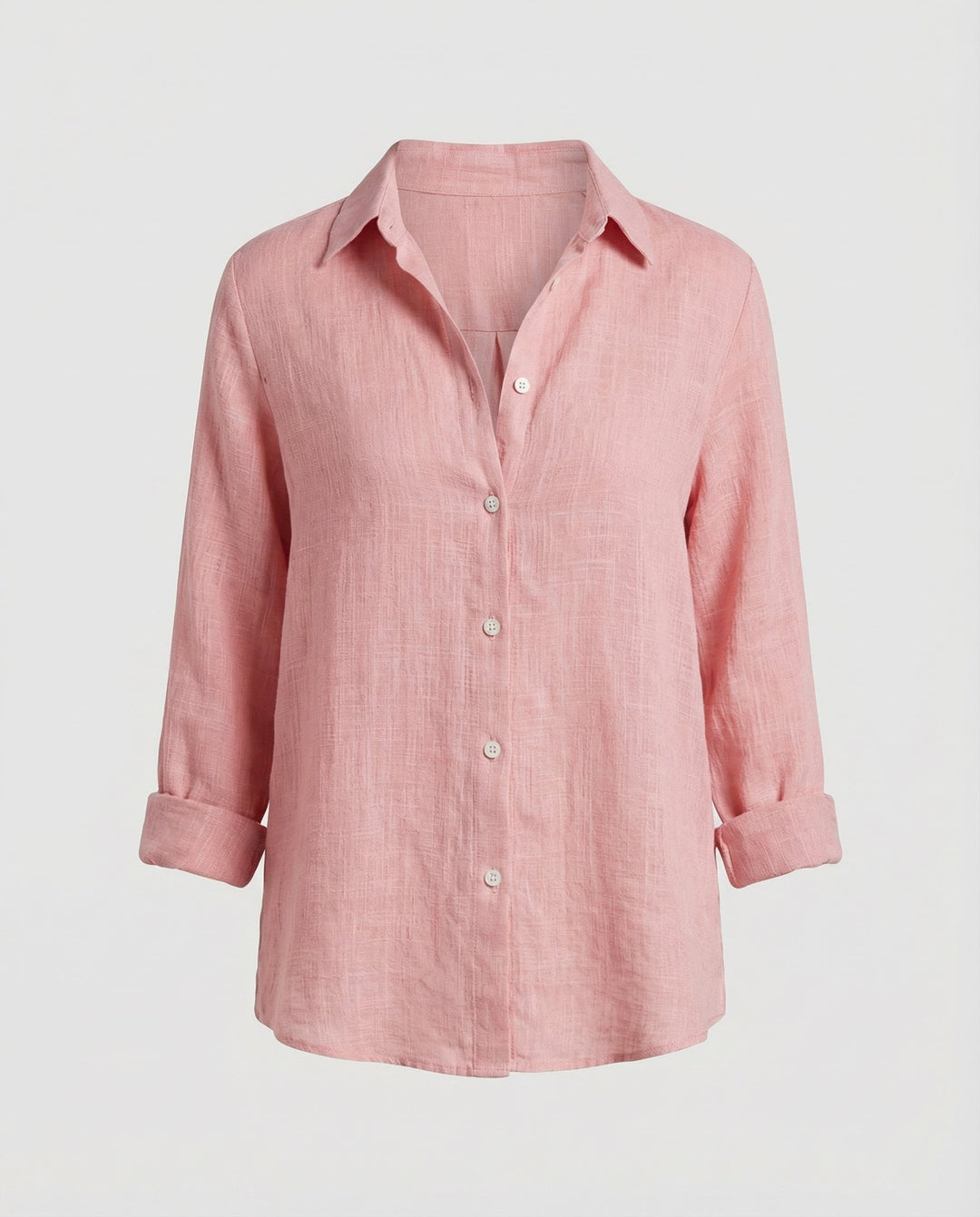 Violet | Timeless Relaxed-Fit Button-Up Linen Shirt