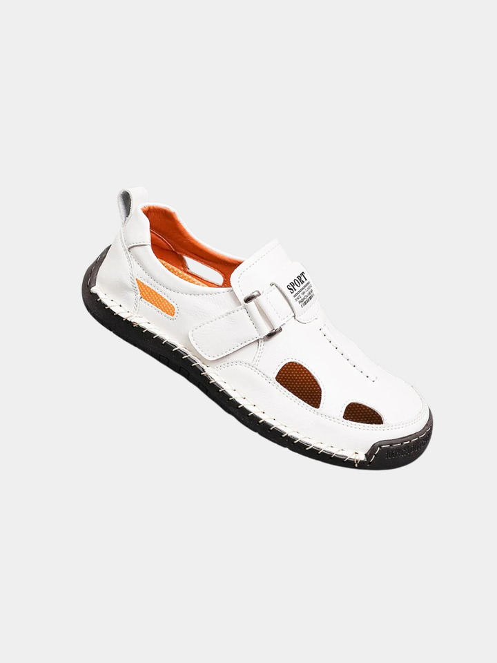 William | Relaxed Closed Toe Buckle Mens Sandals