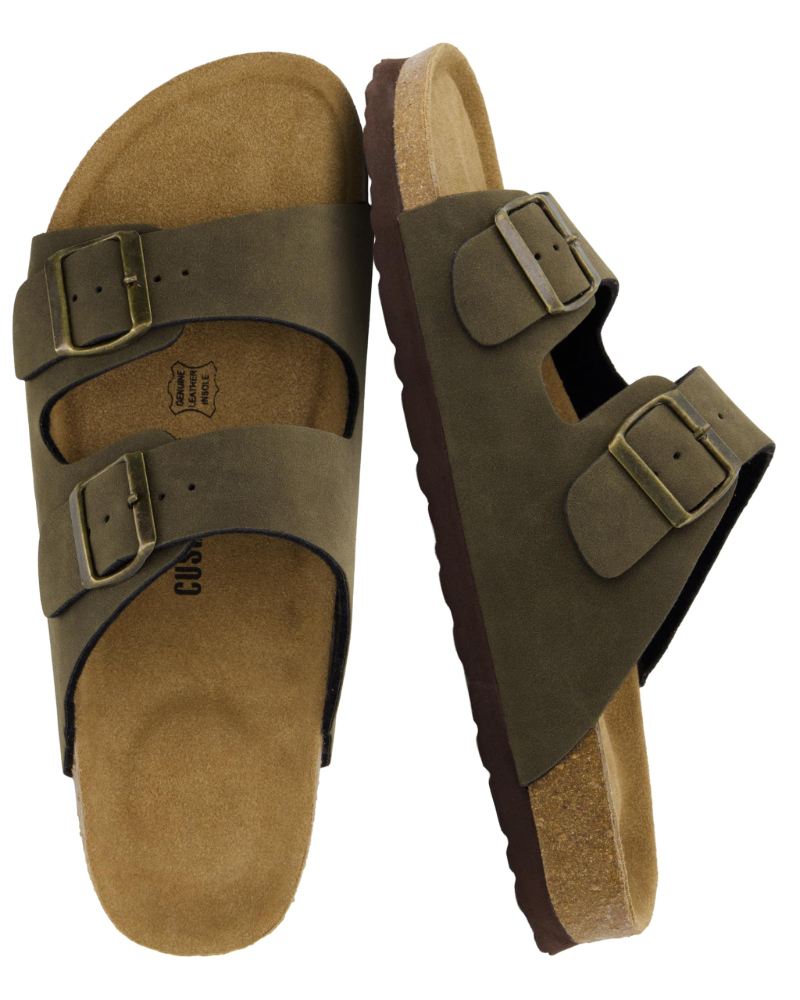 Xavier | Adjustable Double Buckle Mens Slides