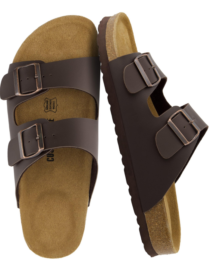 Xavier | Adjustable Double Buckle Mens Slides