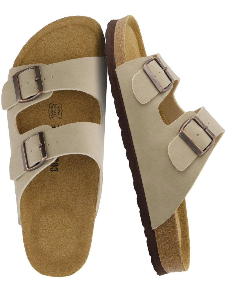 Xavier | Adjustable Double Buckle Mens Slides