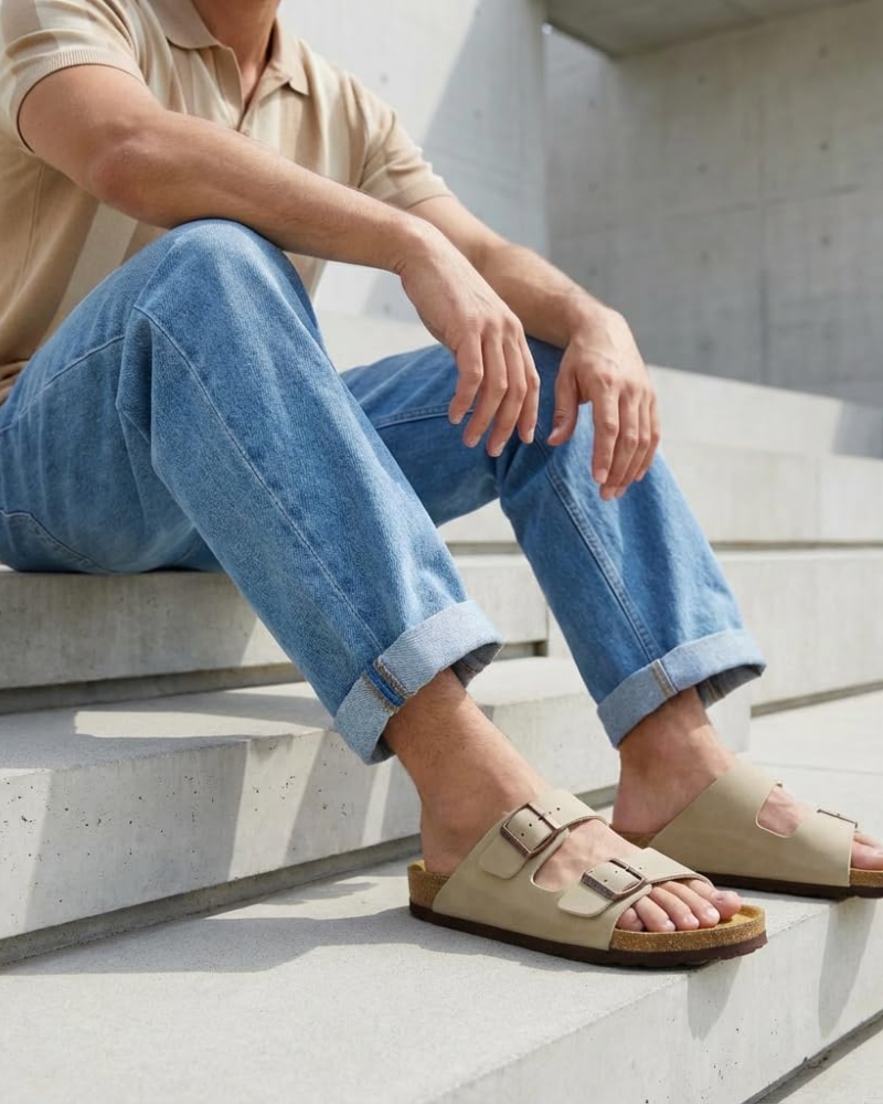 Xavier | Adjustable Double Buckle Mens Slides