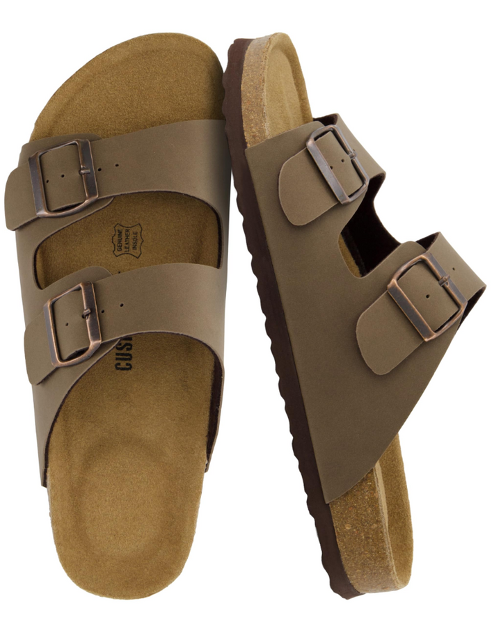 Xavier | Adjustable Double Buckle Mens Slides