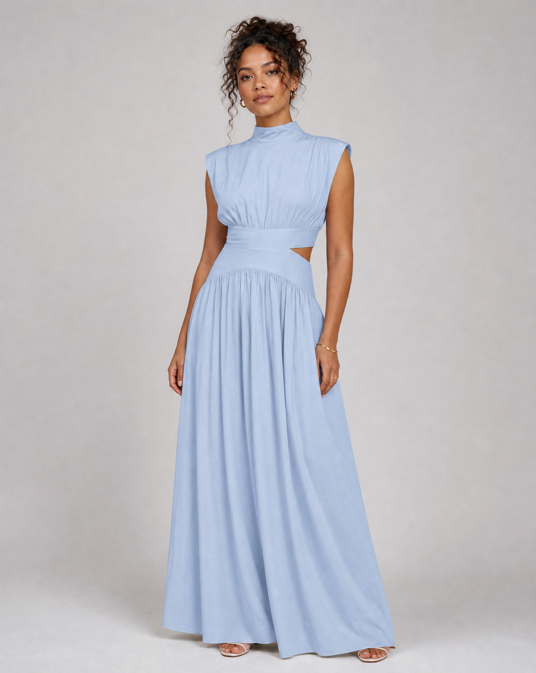 Zoe | Elegant Cut-Out Waist Races Dress Maxi Gown