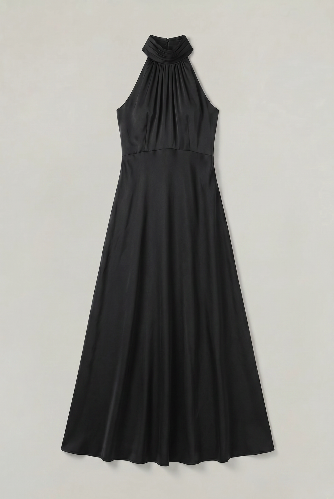 Zoe | Graceful High Neck Halter Maxi Party Dress