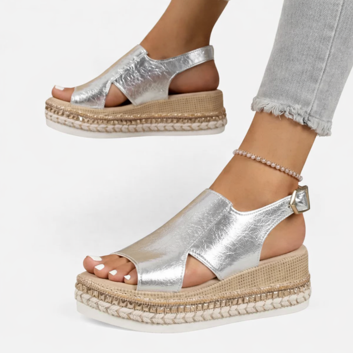 Zoe | Timeless Espadrille Slingback Wedge Sandals