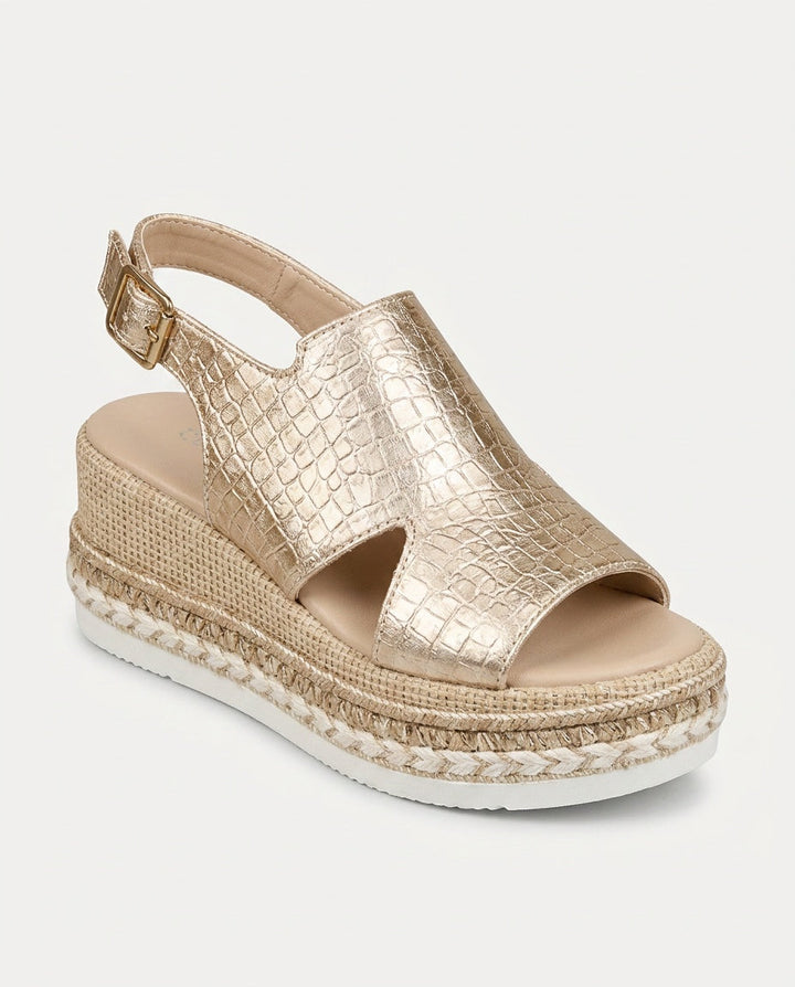 Zoe | Timeless Espadrille Slingback Wedge Sandals
