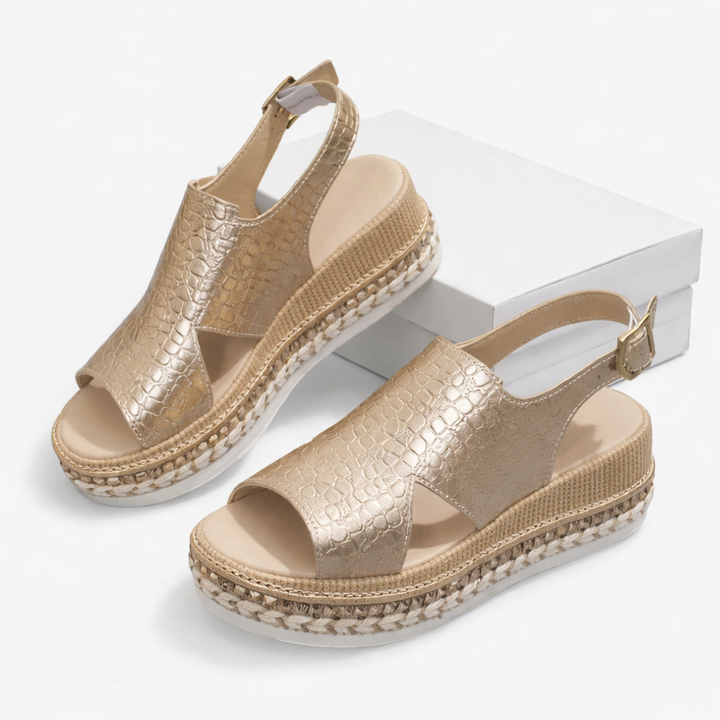Zoe | Timeless Espadrille Slingback Wedge Sandals