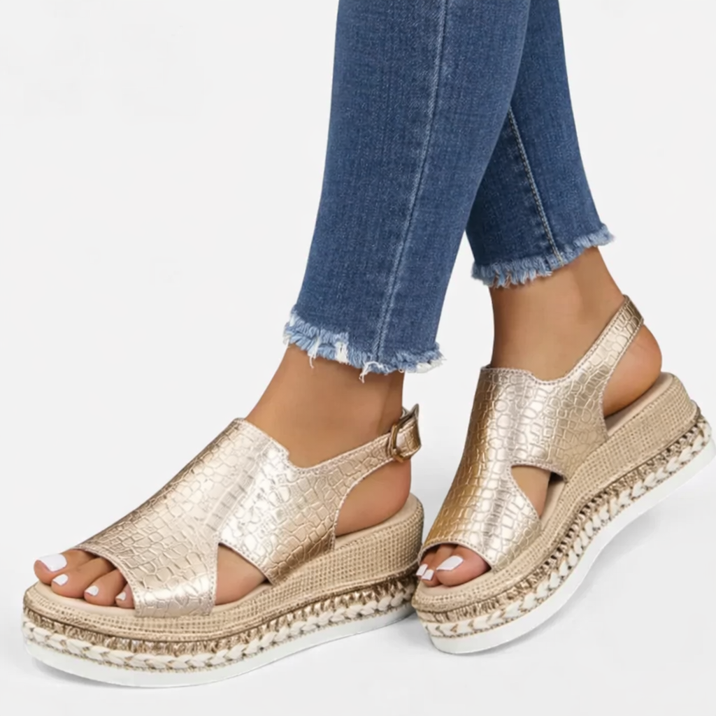Zoe | Timeless Espadrille Slingback Wedge Sandals
