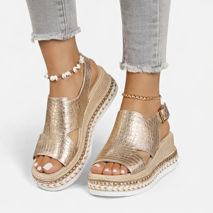 Zoe | Timeless Espadrille Slingback Wedge Sandals
